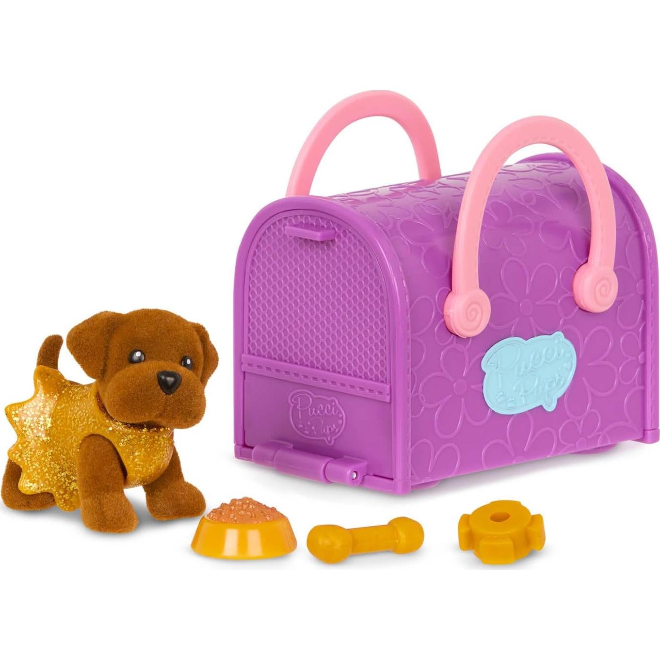 Pucci Pups - Conjunto de Cachorros 3 en 1 - Labrador, Maltés, Chihuahua