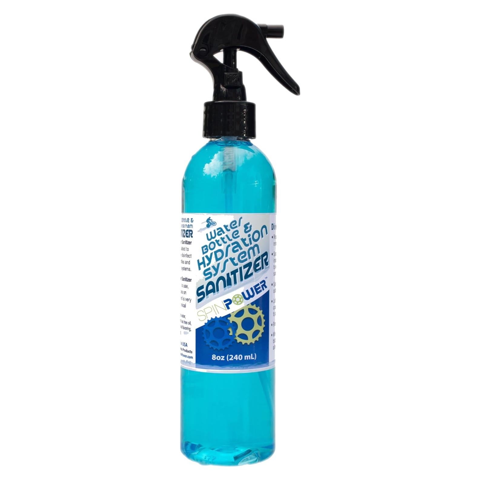 Botella de Agua SpinPower 240ml con Sistema de Desinfección