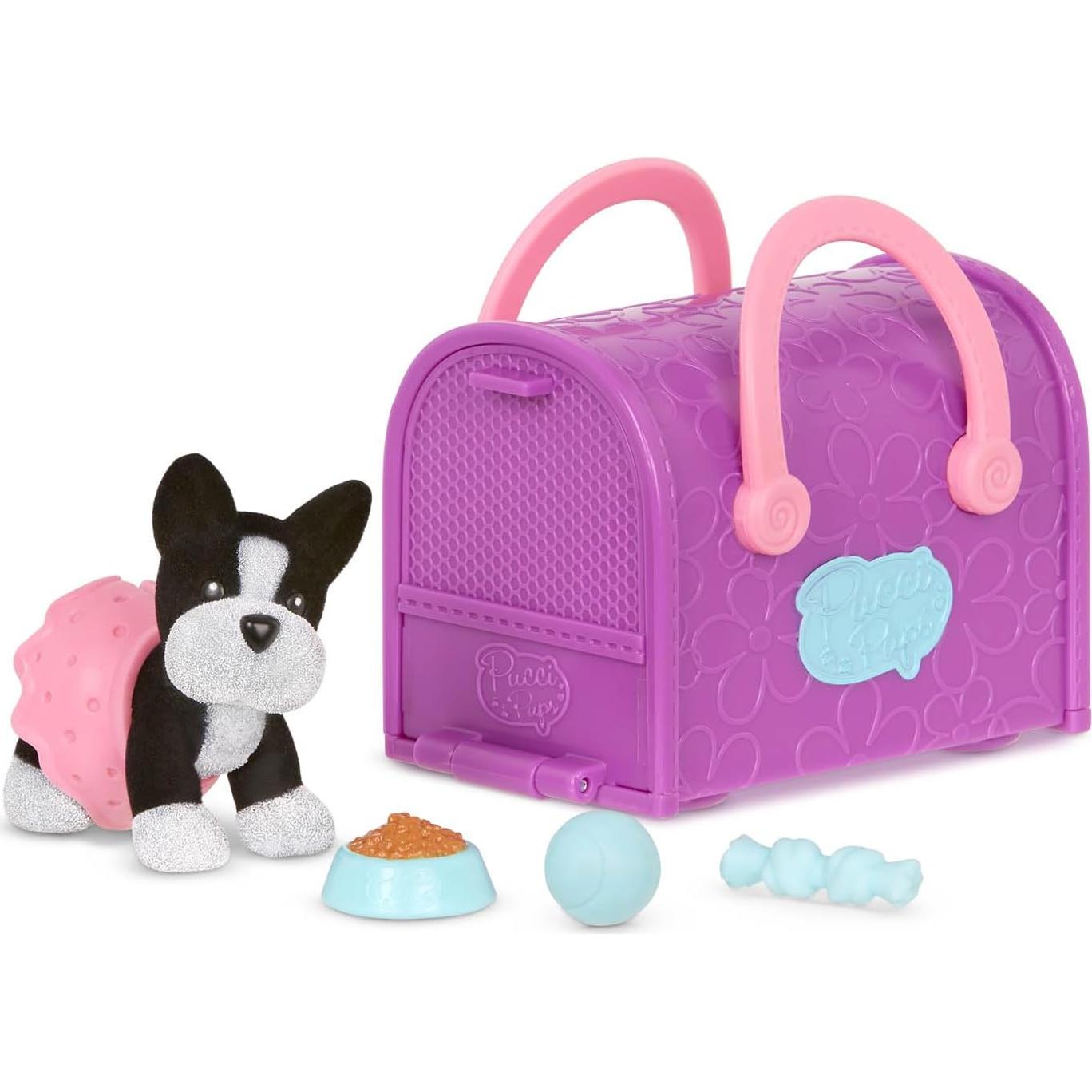 Pucci Pups - Conjunto de Cachorros 3 en 1 - Boston, Pug, Shih Tzu