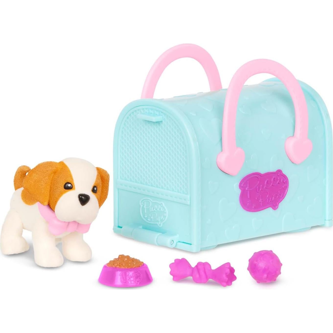 Pucci Pups - Conjunto de Cachorros 3 en 1 - Boston, Pug, Shih Tzu