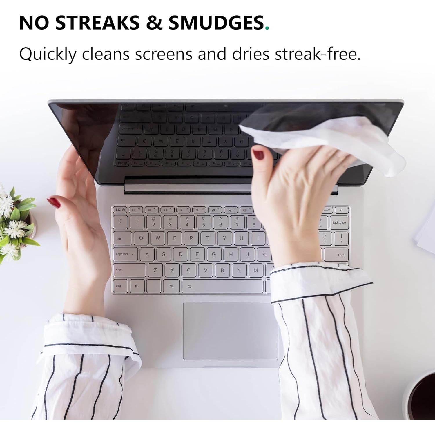 Toallitas de limpieza de lentes iDuster - 100 unidades prehumedecidas