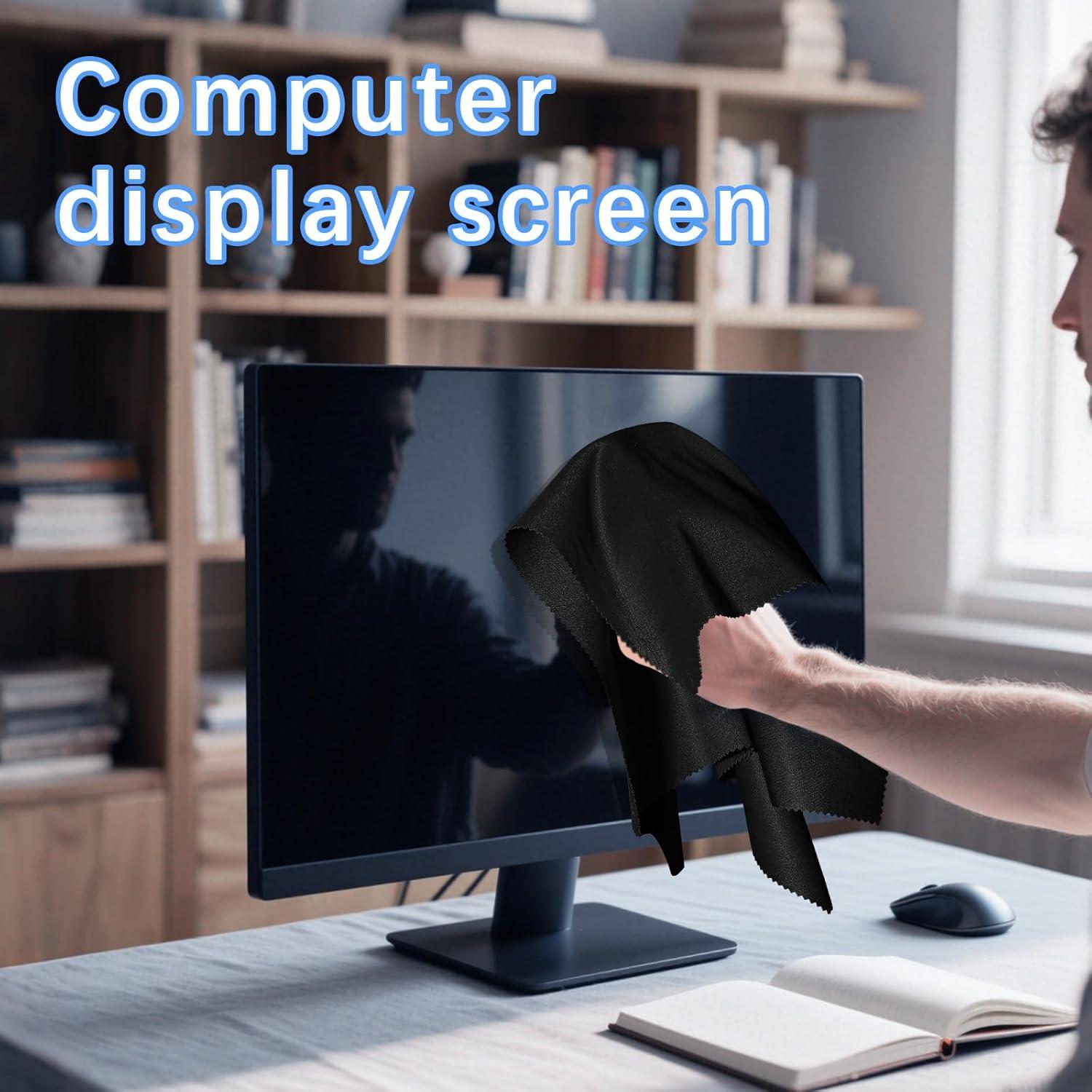 Paquete de 16 Paños de Microfibra 30x30 cm para Limpieza