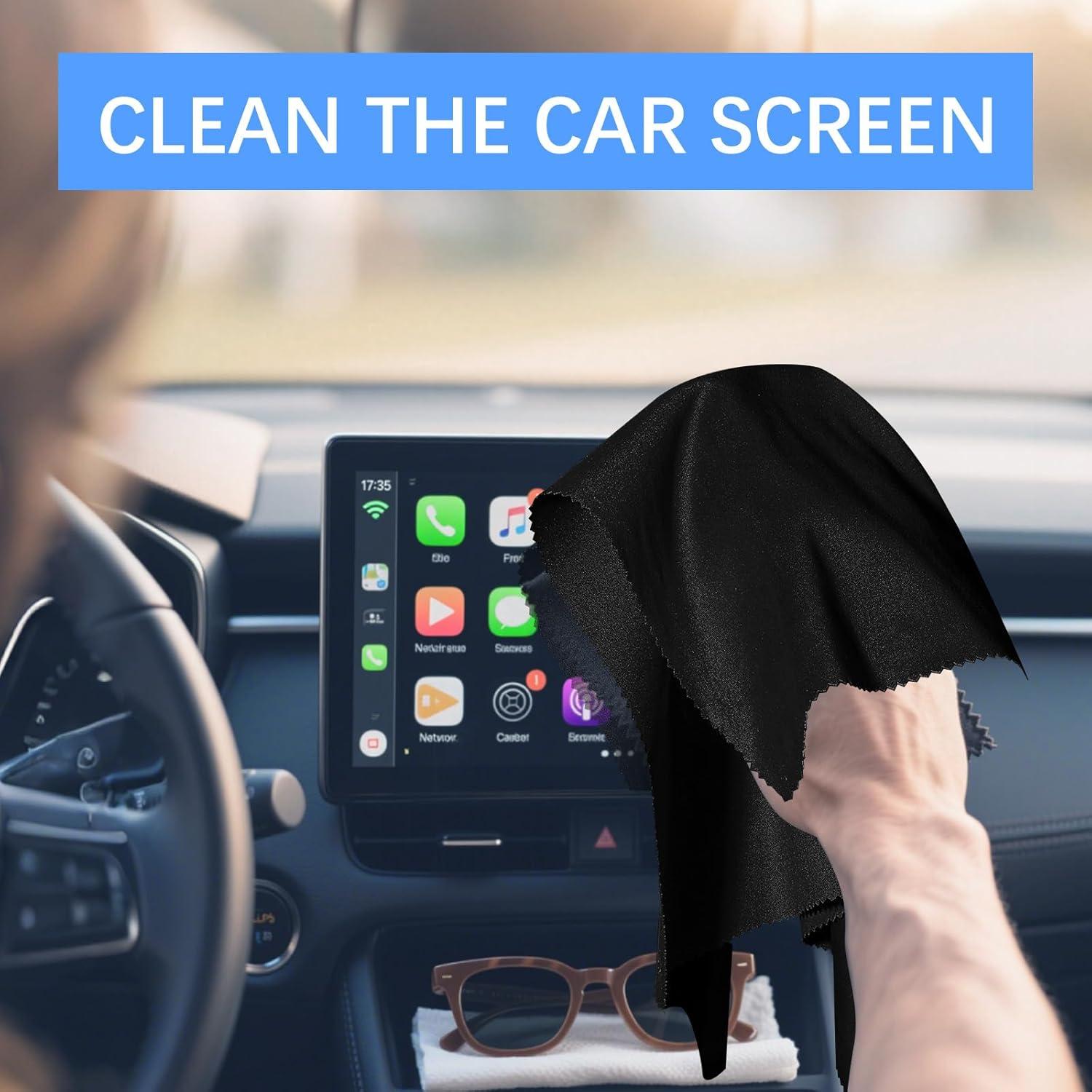 Paquete de 16 Paños de Microfibra 30x30 cm para Limpieza