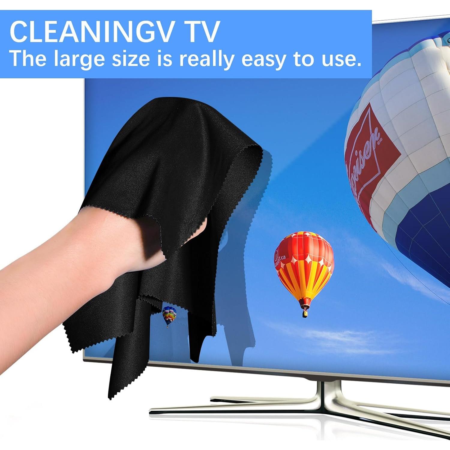 Paquete de 16 Paños de Microfibra 30x30 cm para Limpieza