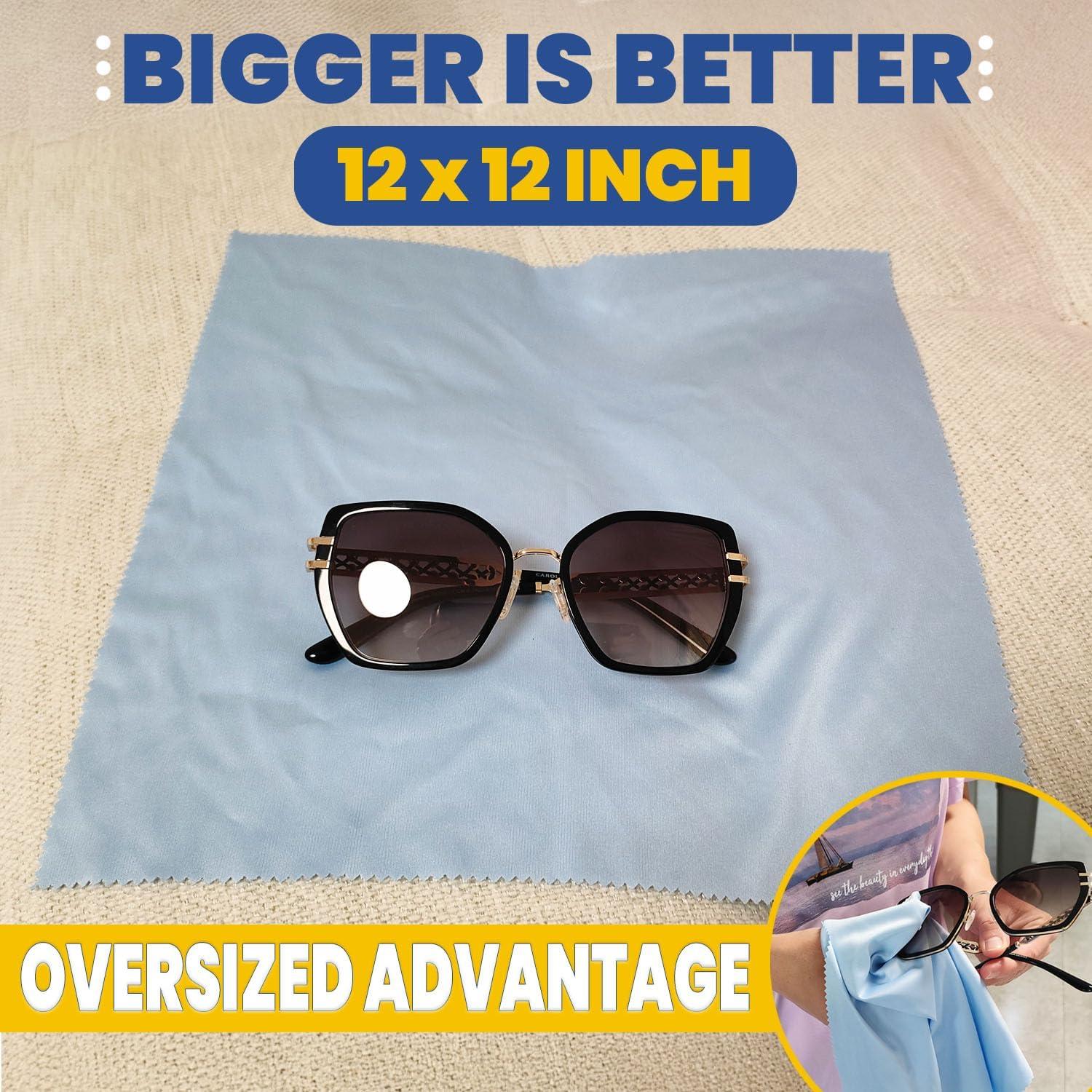 Paño de limpieza de microfibra KT Deals - Paquete de 4, 30.48 cm