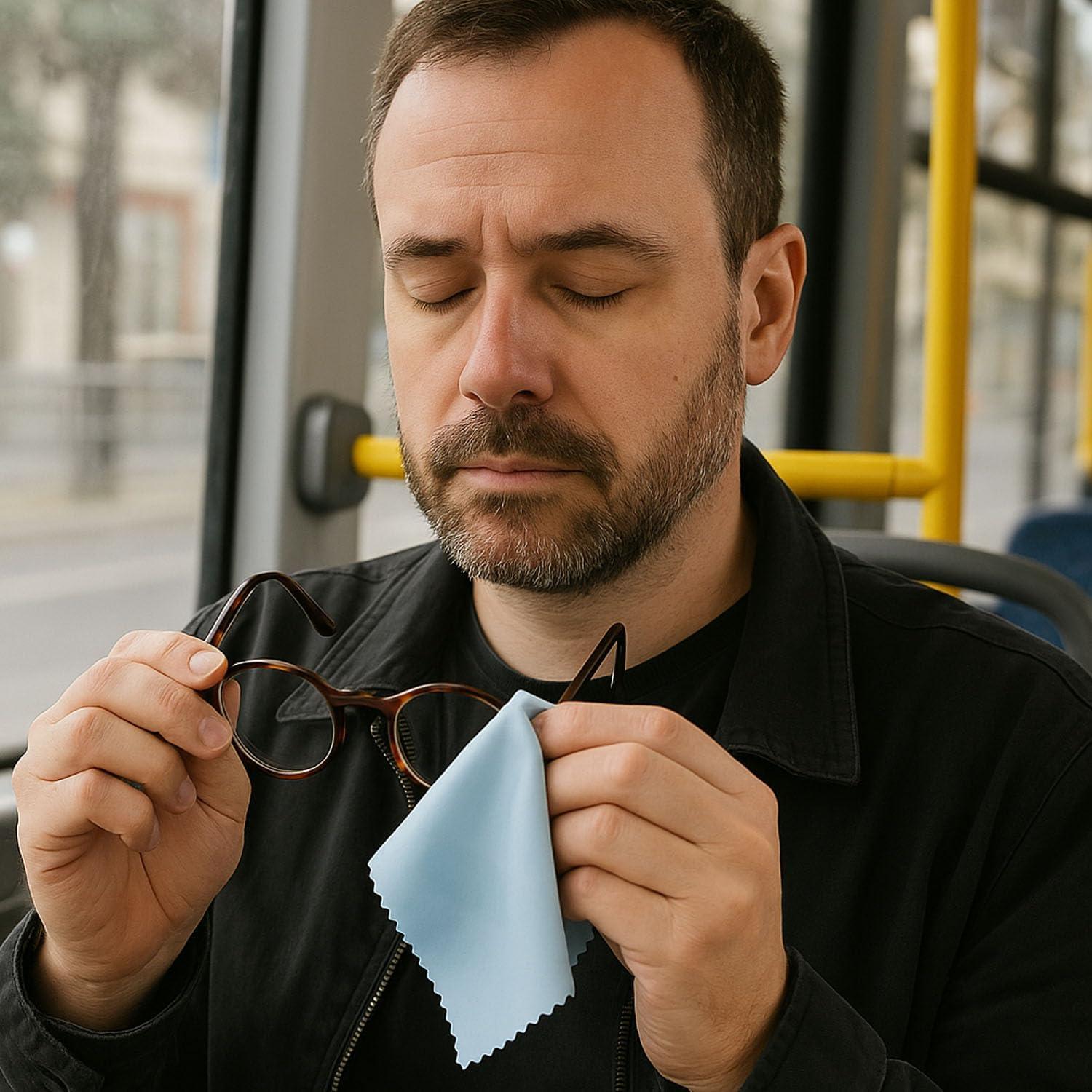 Paño de limpieza de microfibra KT Deals - Paquete de 4, 30.48 cm