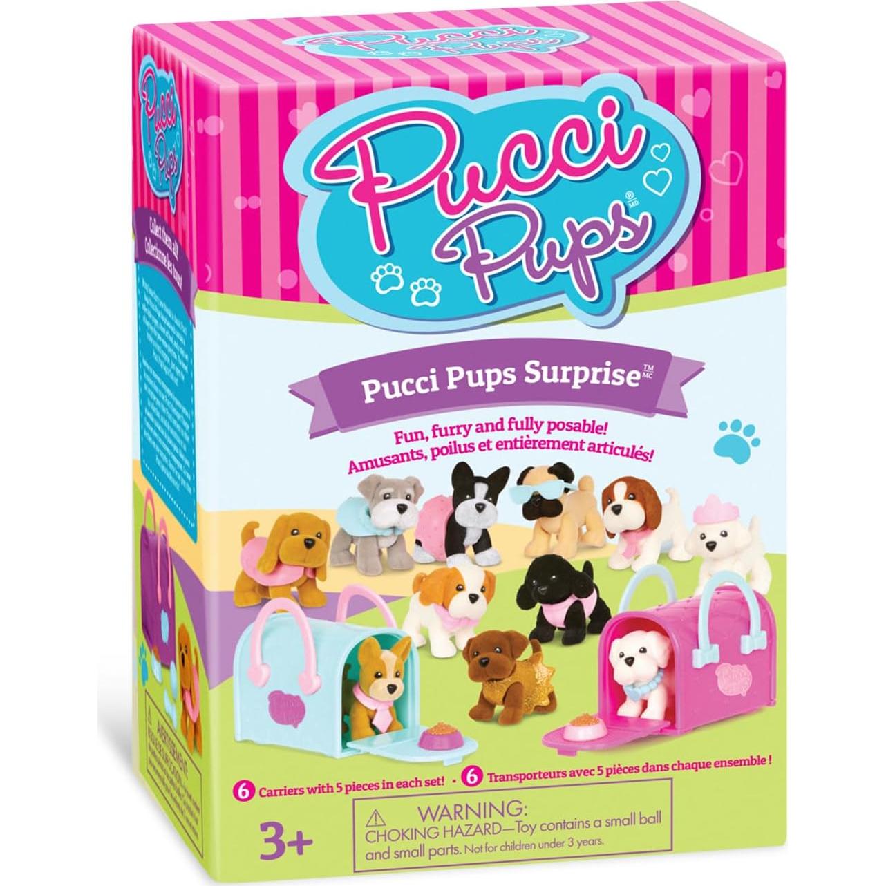 Pucci Pups - Conjunto de 6 Cachorros Coleccionables