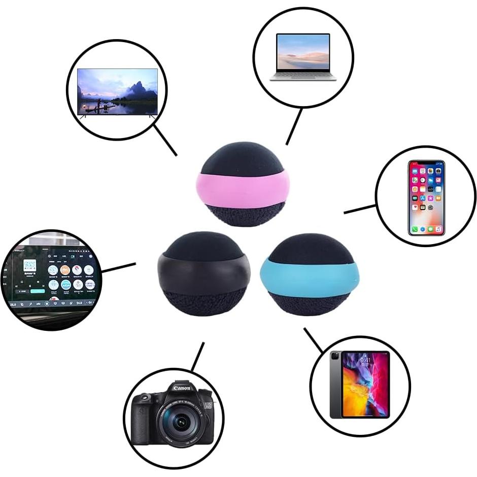 Bola Limpiadora de Pantalla Forzaddik - Paquete de 3