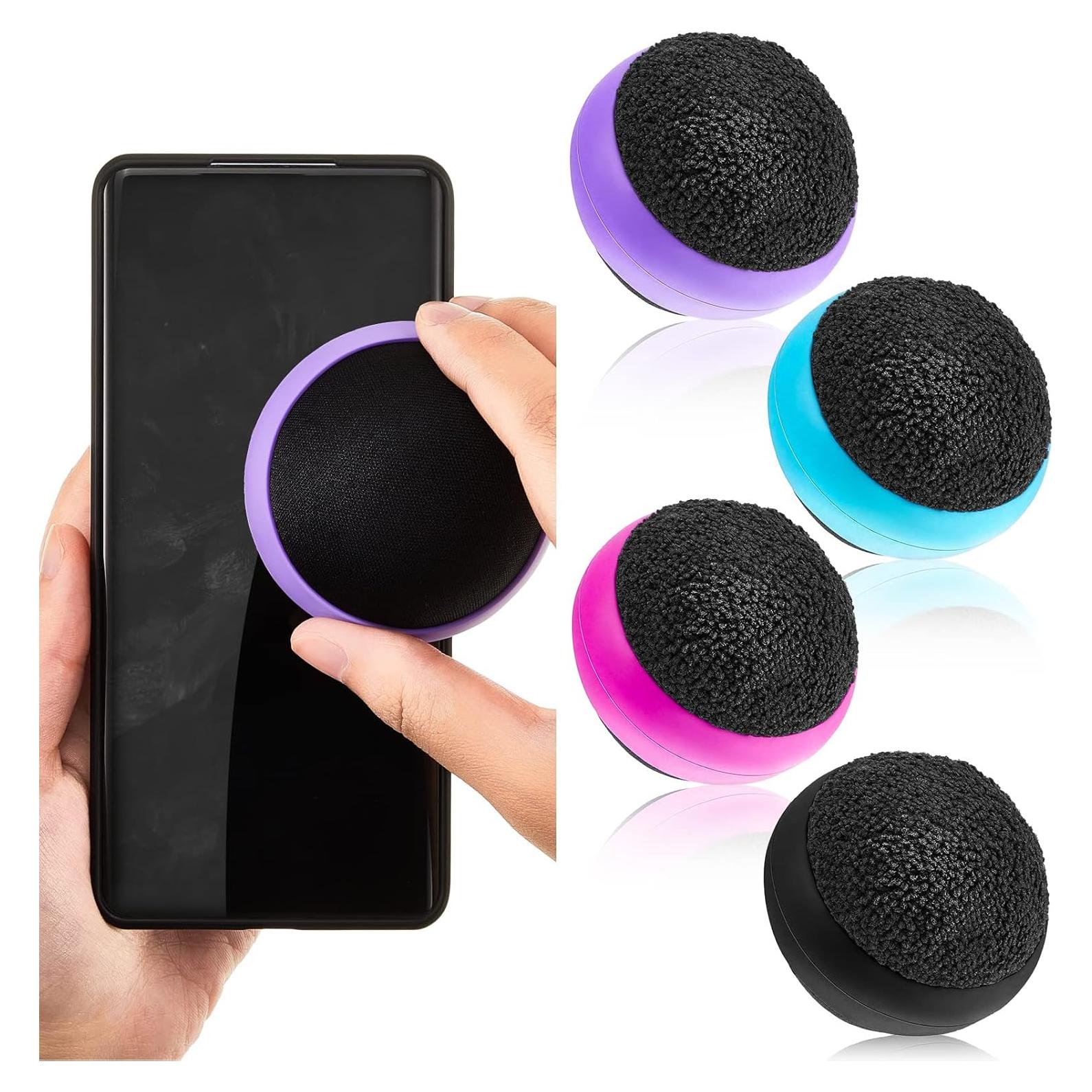 Bolas Limpiadoras de Pantalla Suclain 4 Piezas Microfibra