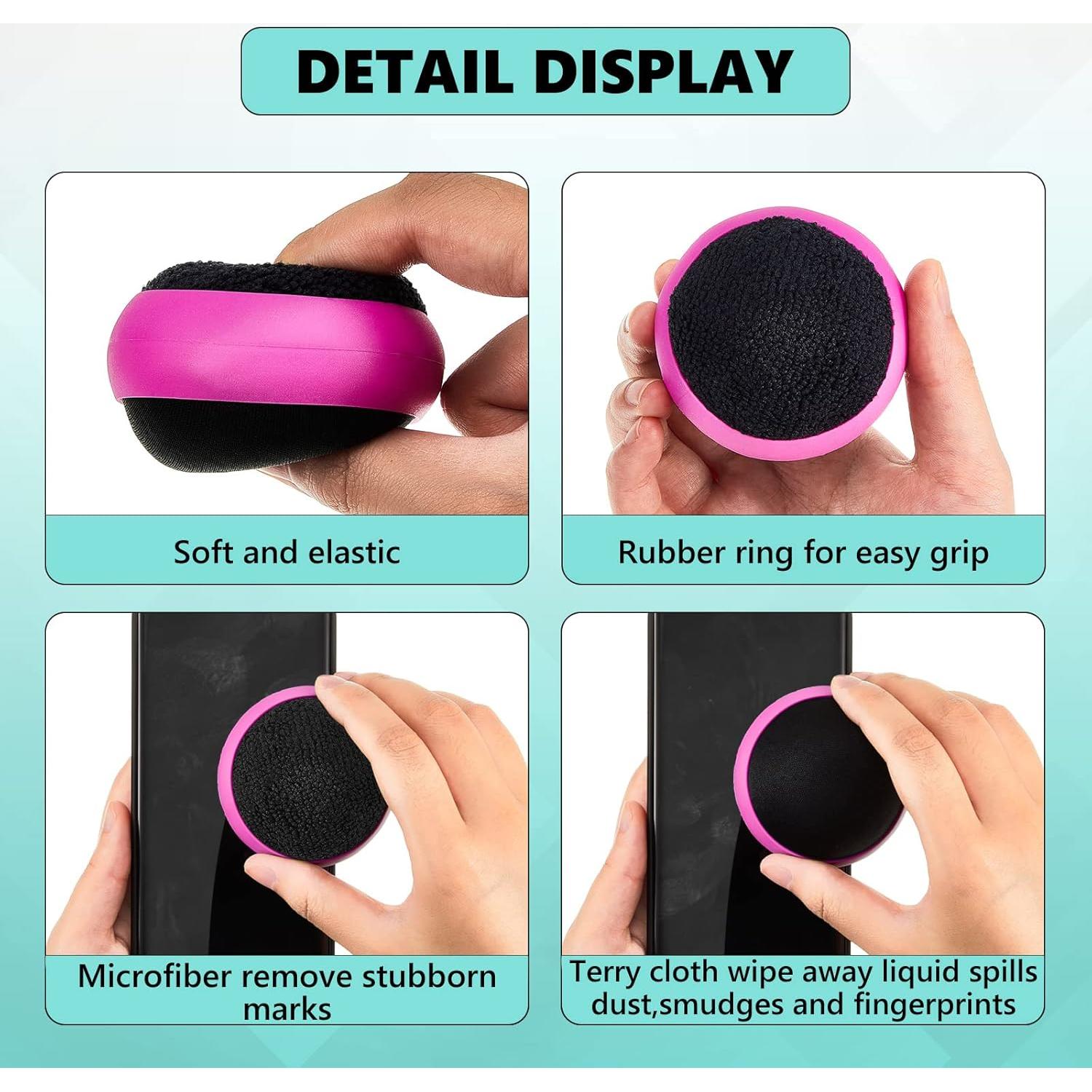 Bolas Limpiadoras de Pantalla Suclain 4 Piezas Microfibra