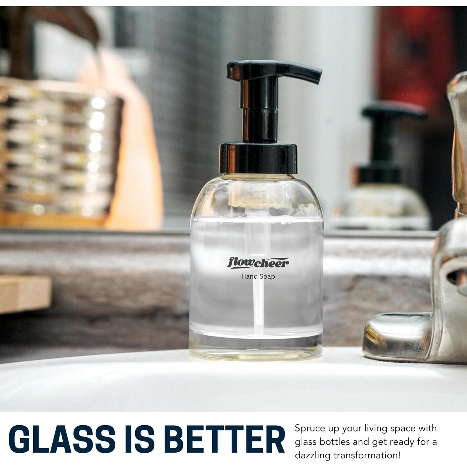 Kit de Dispensador de Jabón Espumoso Flowcheer 311 ml + 4 Tabletas