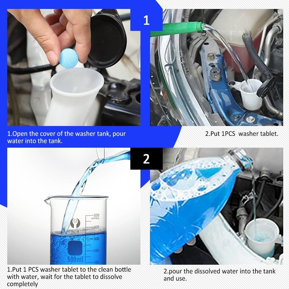 50 Tabletas Limpiaparabrisas CHRYMUM Concentradas 119g