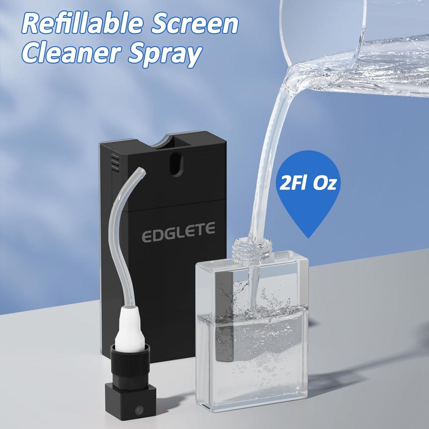 Kit Limpiador de Pantallas Edglete 60ml - Recargable y Seguro