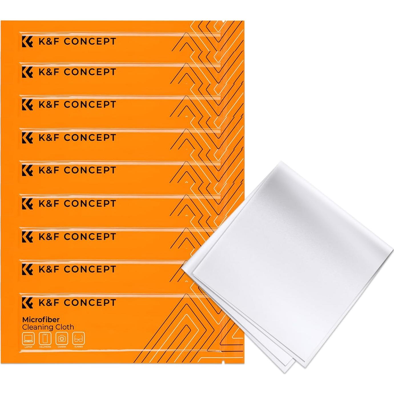 Paquete de 80 Paños de Microfibra K&F Concept 15x15cm