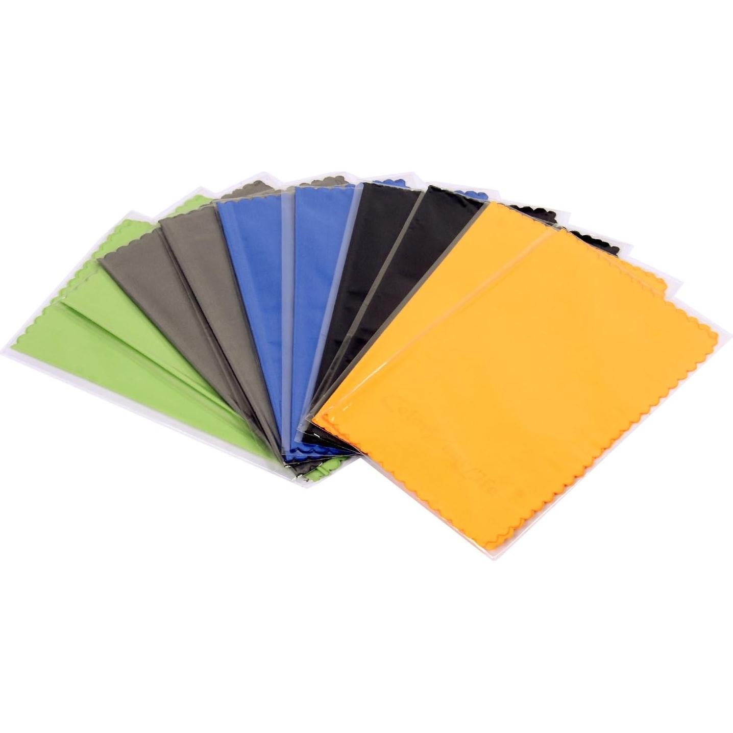 Paquete de 10 paños de limpieza microfibra ColorYourLife 18x15cm