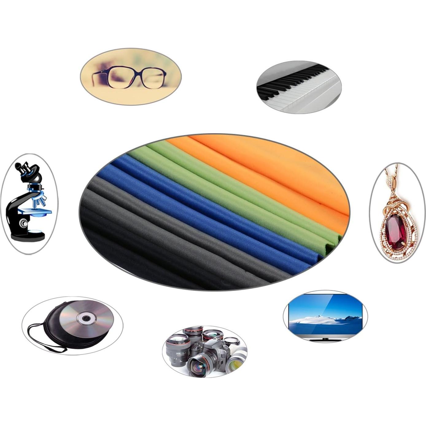 Paquete de 10 paños de limpieza microfibra ColorYourLife 18x15cm