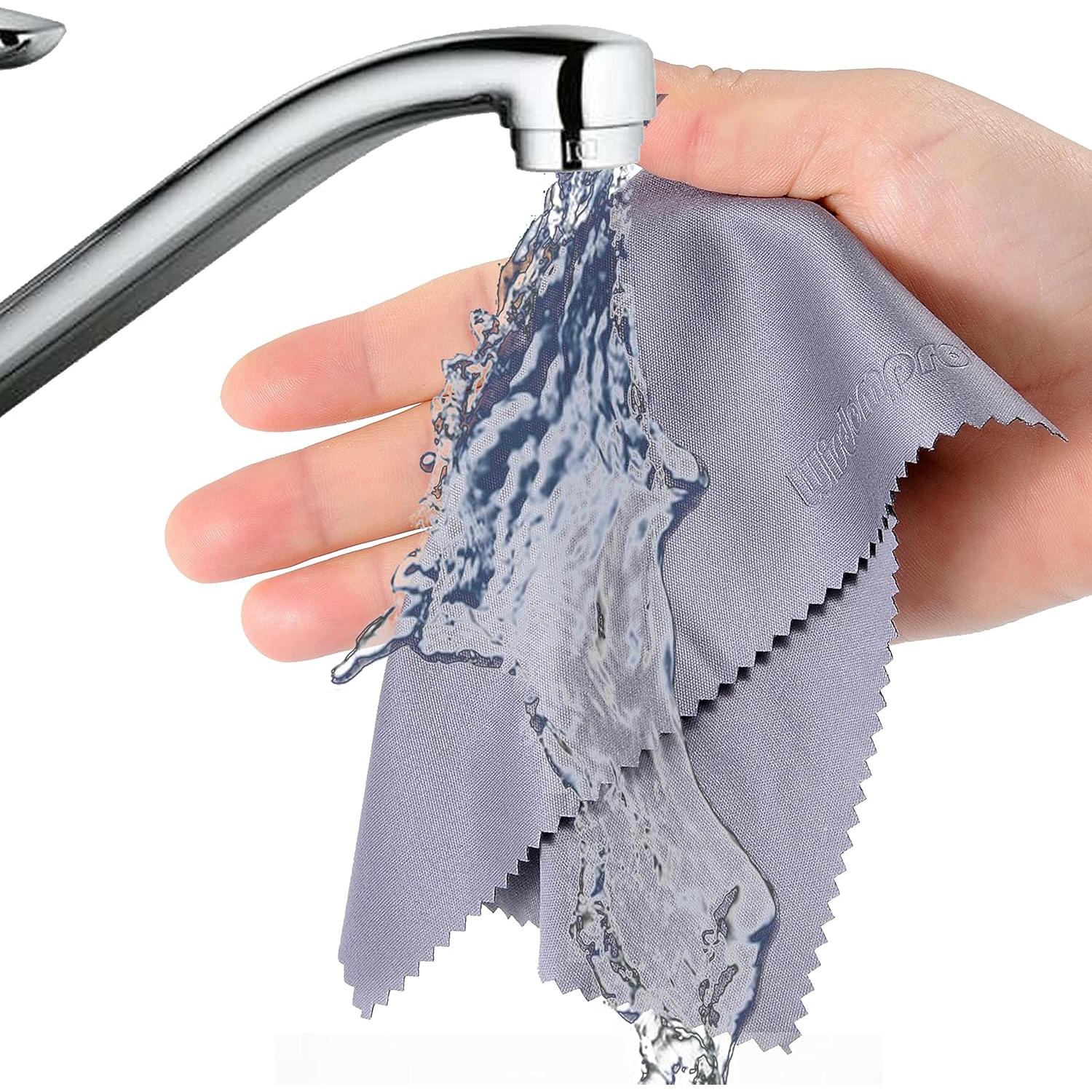 Paquete de 4 Paños de Microfibra Wisdompro 30x21 cm y 34x22 cm