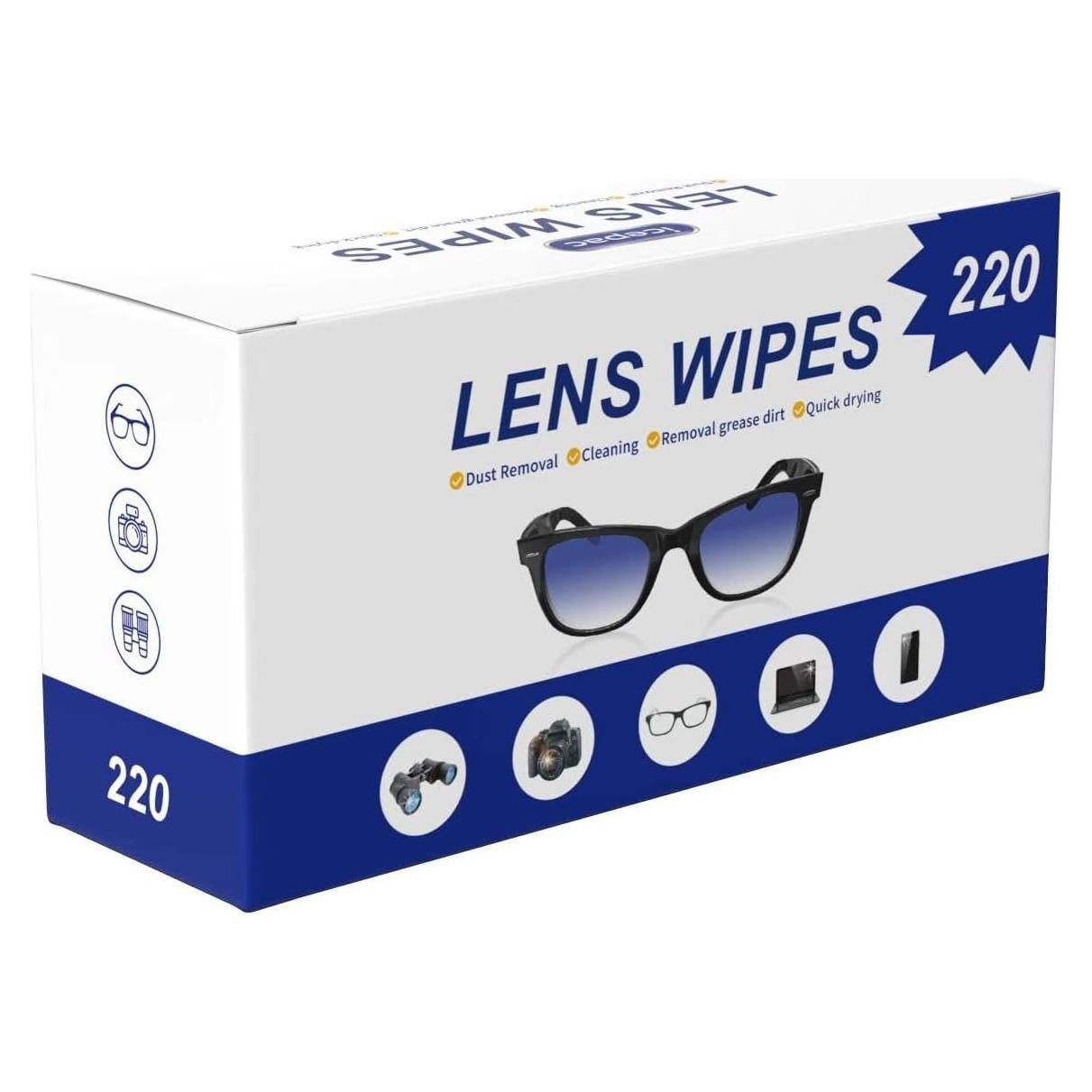 Toallitas Limpiadoras Herb 220 PCS para Gafas y Pantallas