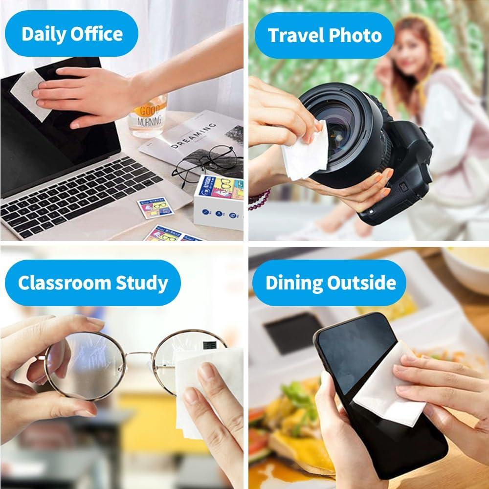 Toallitas Limpiadoras Herb 220 PCS para Gafas y Pantallas