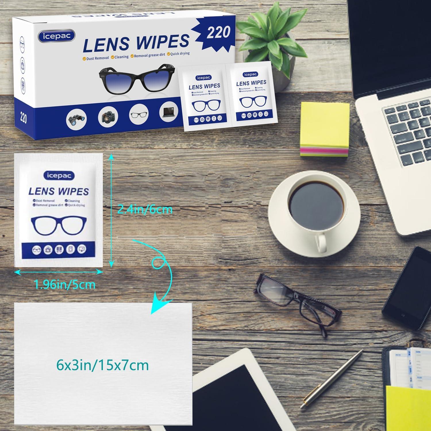 Toallitas Limpiadoras Herb 220 PCS para Gafas y Pantallas