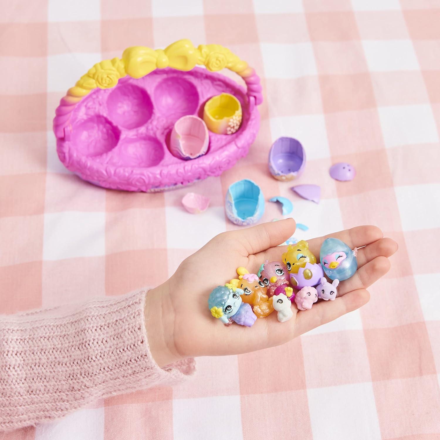 Cesta de Primavera Hatchimals CollEGGtibles con 5 personajes