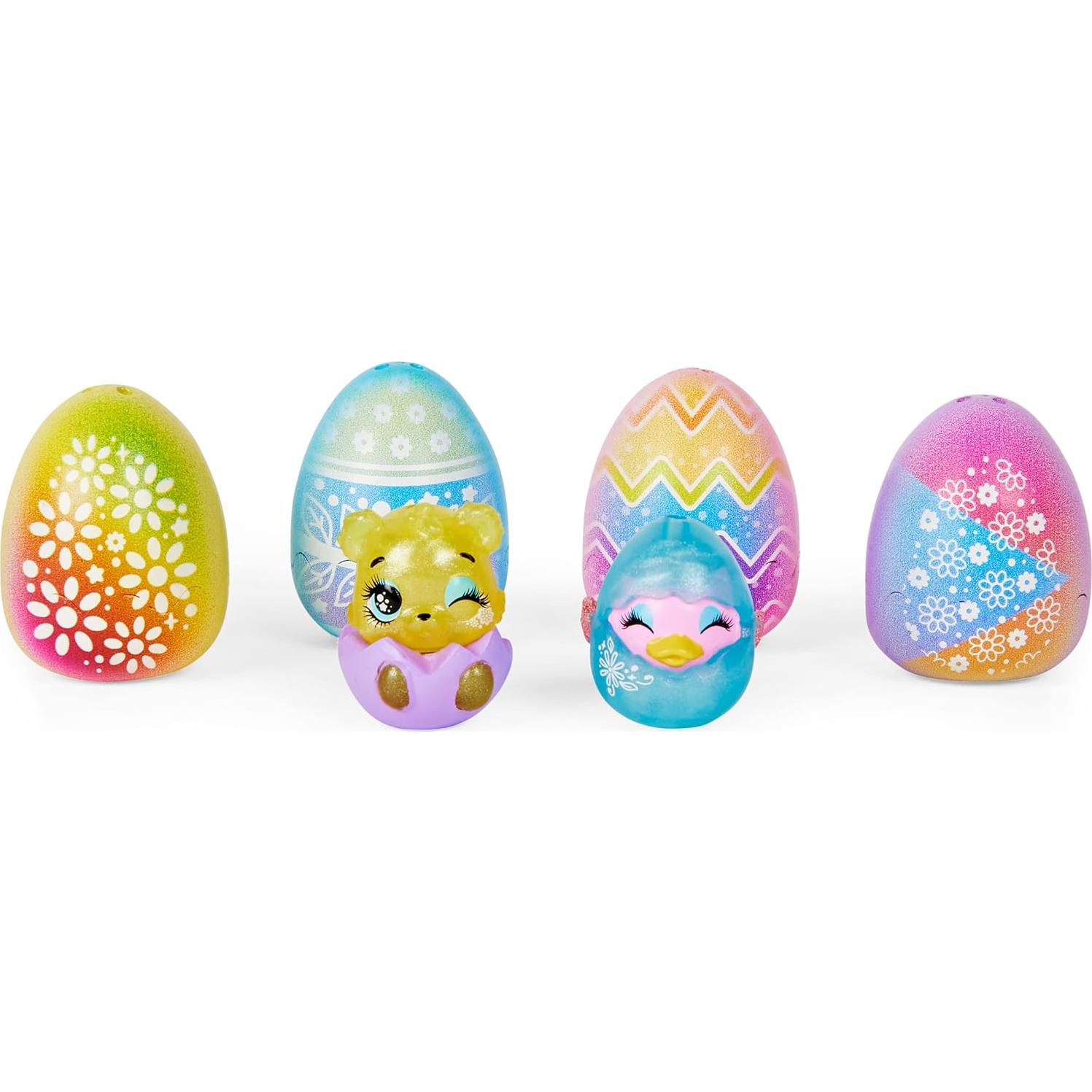 Cesta de Primavera Hatchimals CollEGGtibles con 5 personajes
