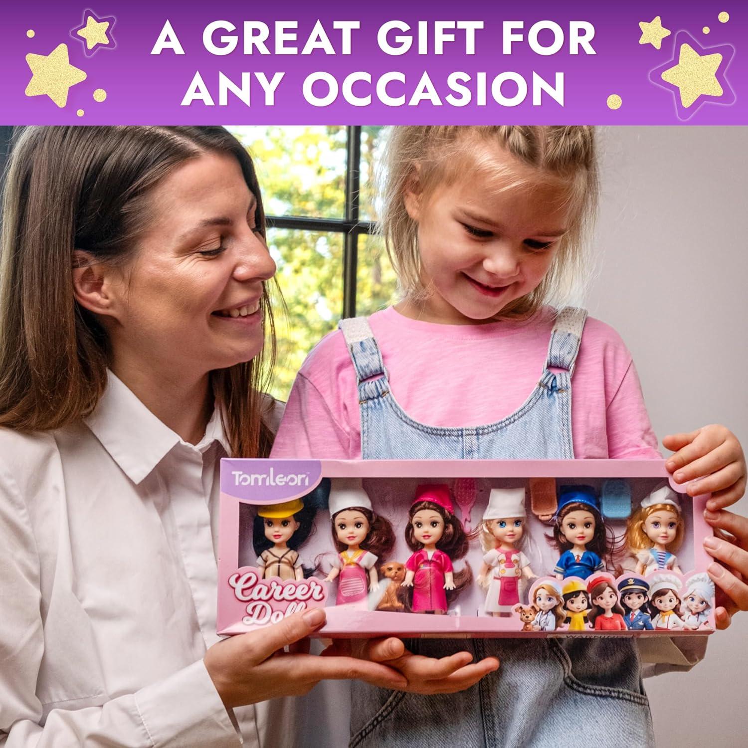 Juego de Muñecas de Profesiones – 6 Muñecas Educativas