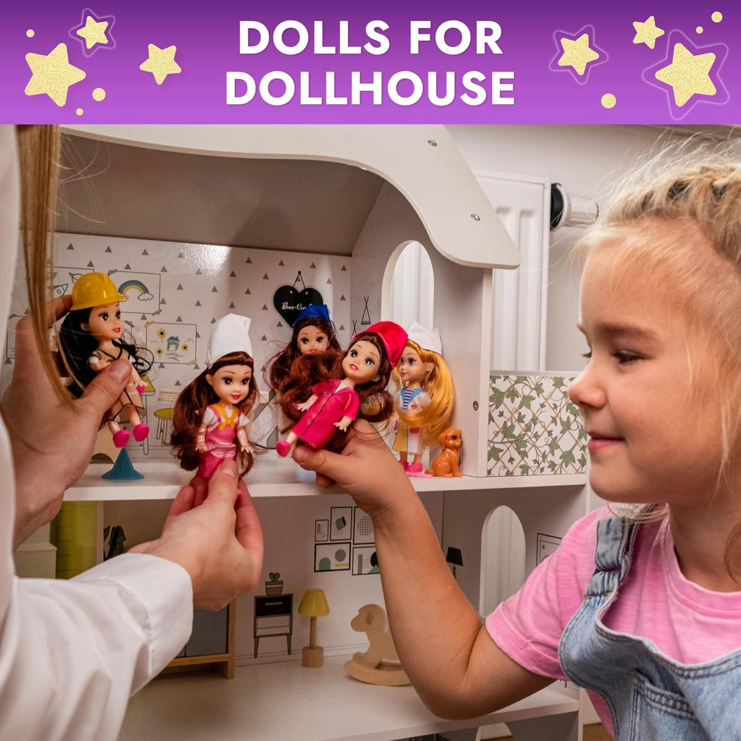 Juego de Muñecas de Profesiones – 6 Muñecas Educativas