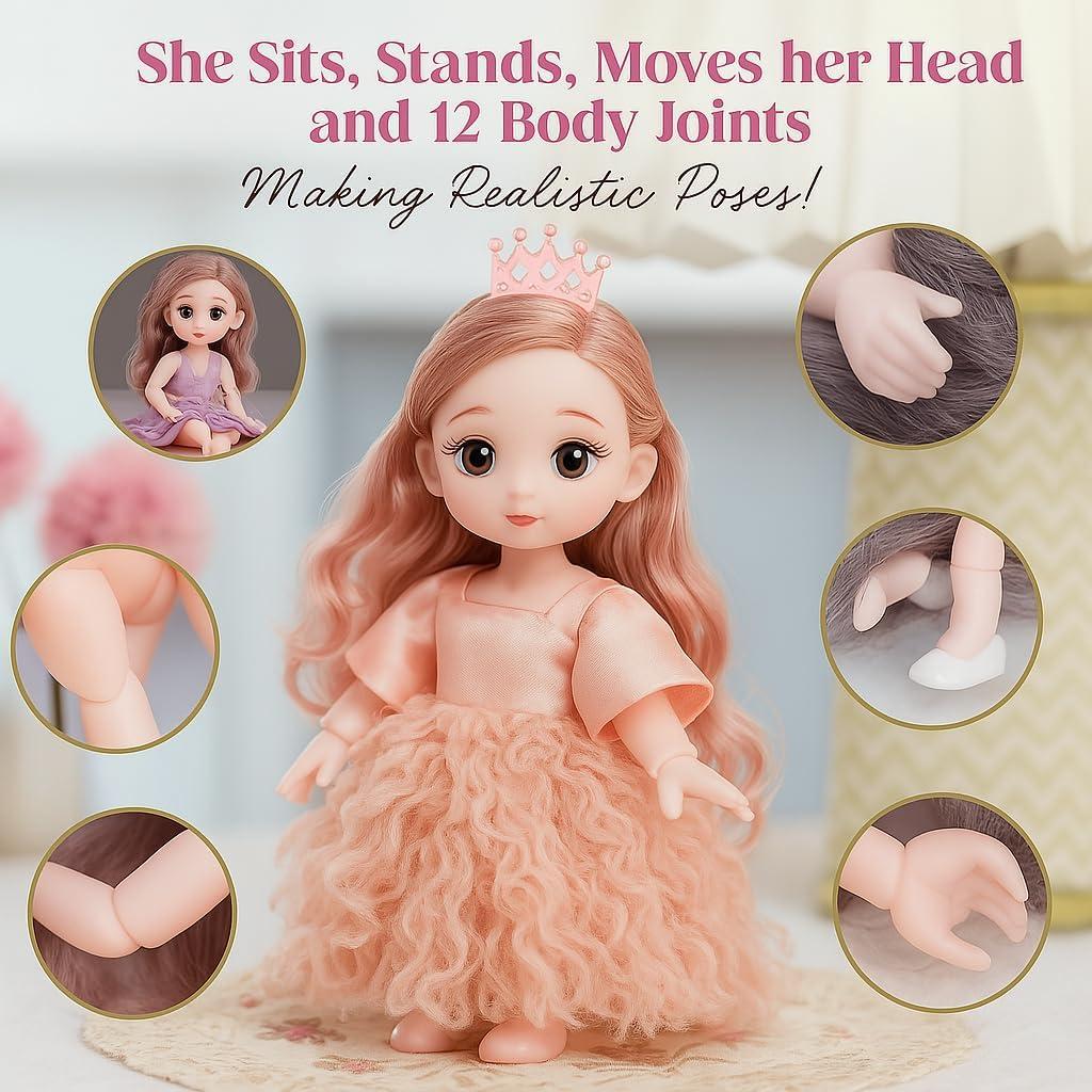 Juego de Muñecas Princesa Tomleon - 3 Muñecas con Accesorios