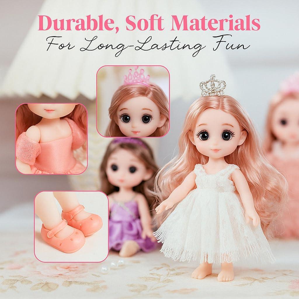 Juego de Muñecas Princesa Tomleon - 3 Muñecas con Accesorios