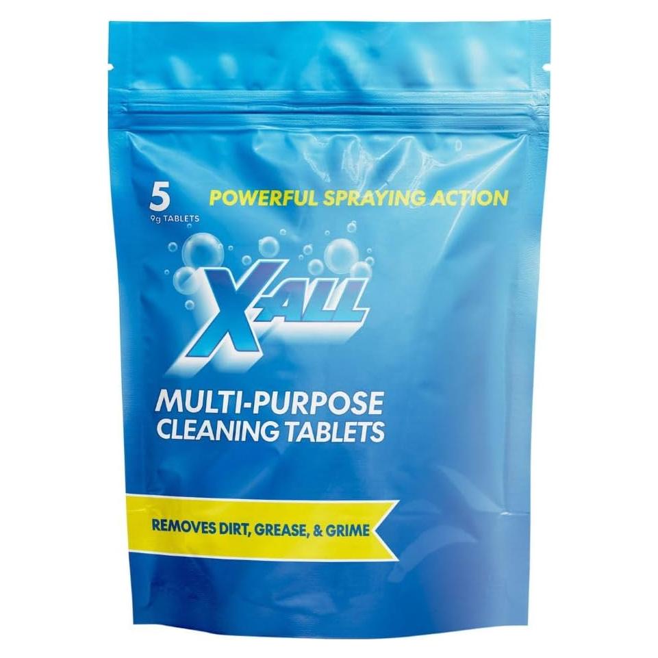 Tabletas de Limpieza Multiusos X-ALL - 5 Piezas Sin Rayas
