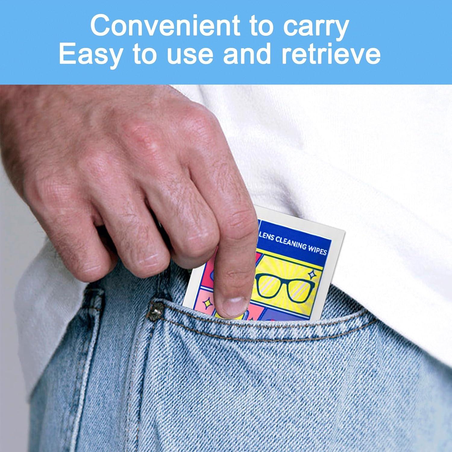 Toallitas para Lentes DingCai 500 Unidades Prehumedecidas