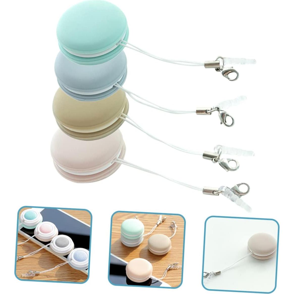 4 Paños de Limpieza de Gafas Microfibra DEARMAMY 3.5x3.5cm