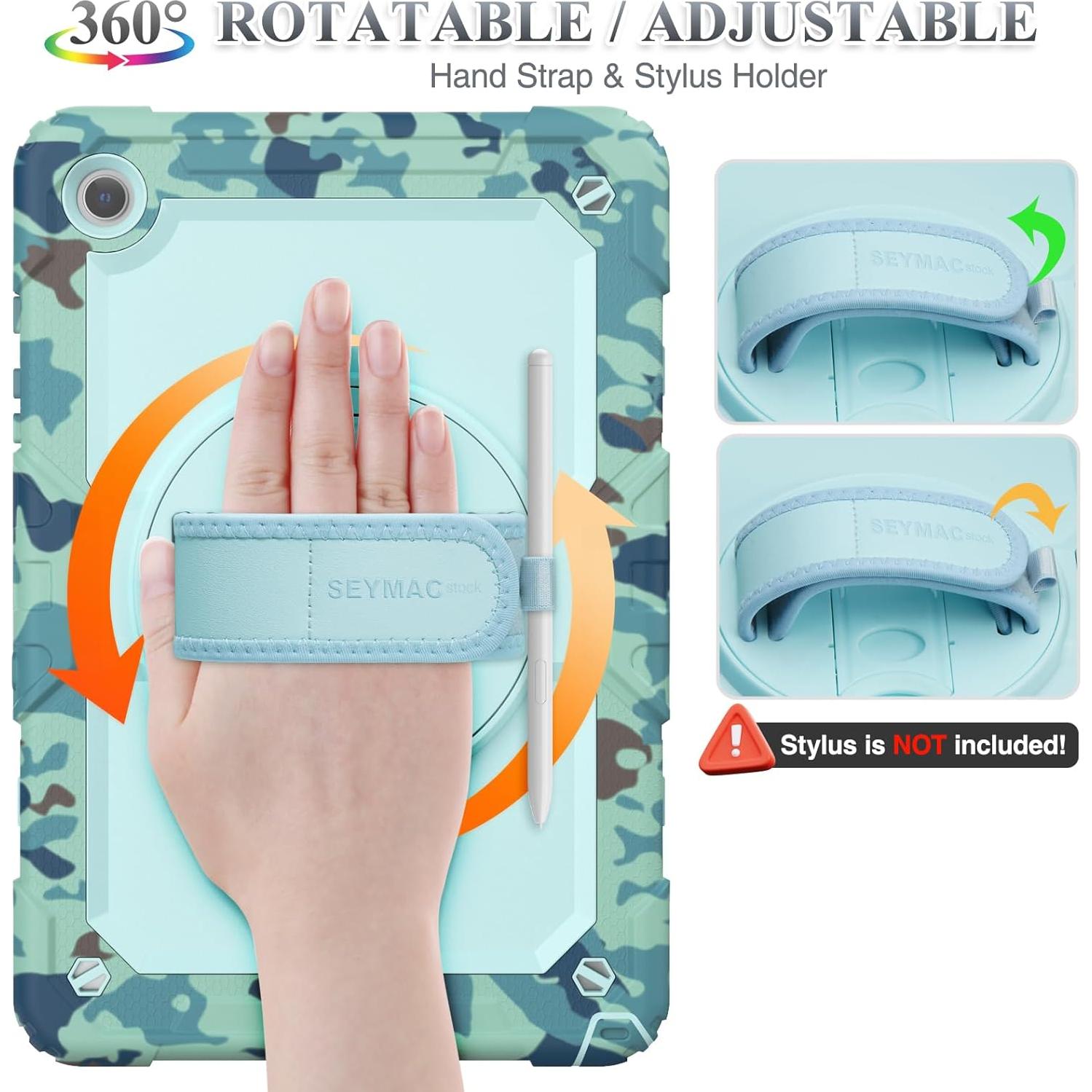 Estuche SEYMAC para Samsung Galaxy Tab A9+ 11" Camo Azul