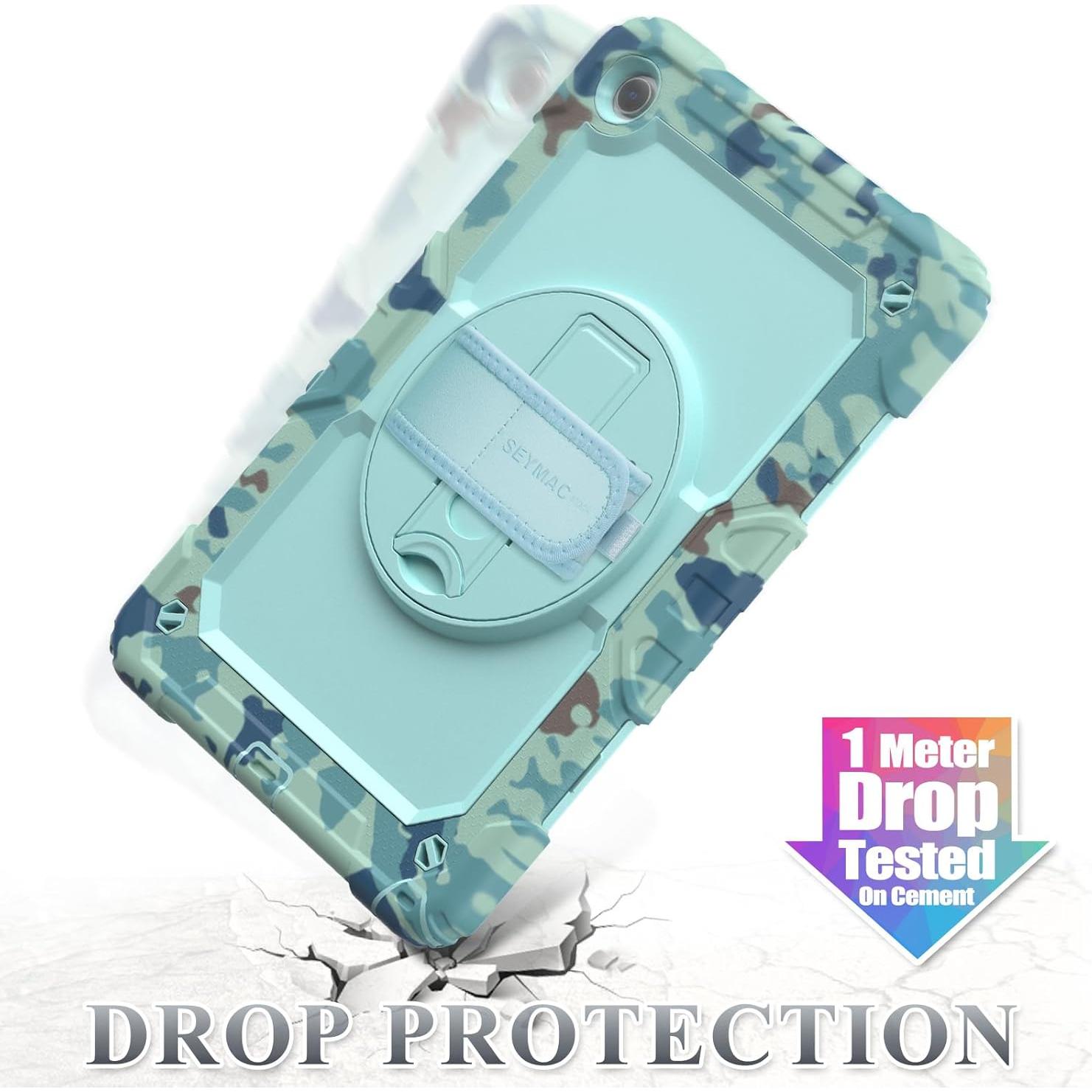 Estuche SEYMAC para Samsung Galaxy Tab A9+ 11" Camo Azul