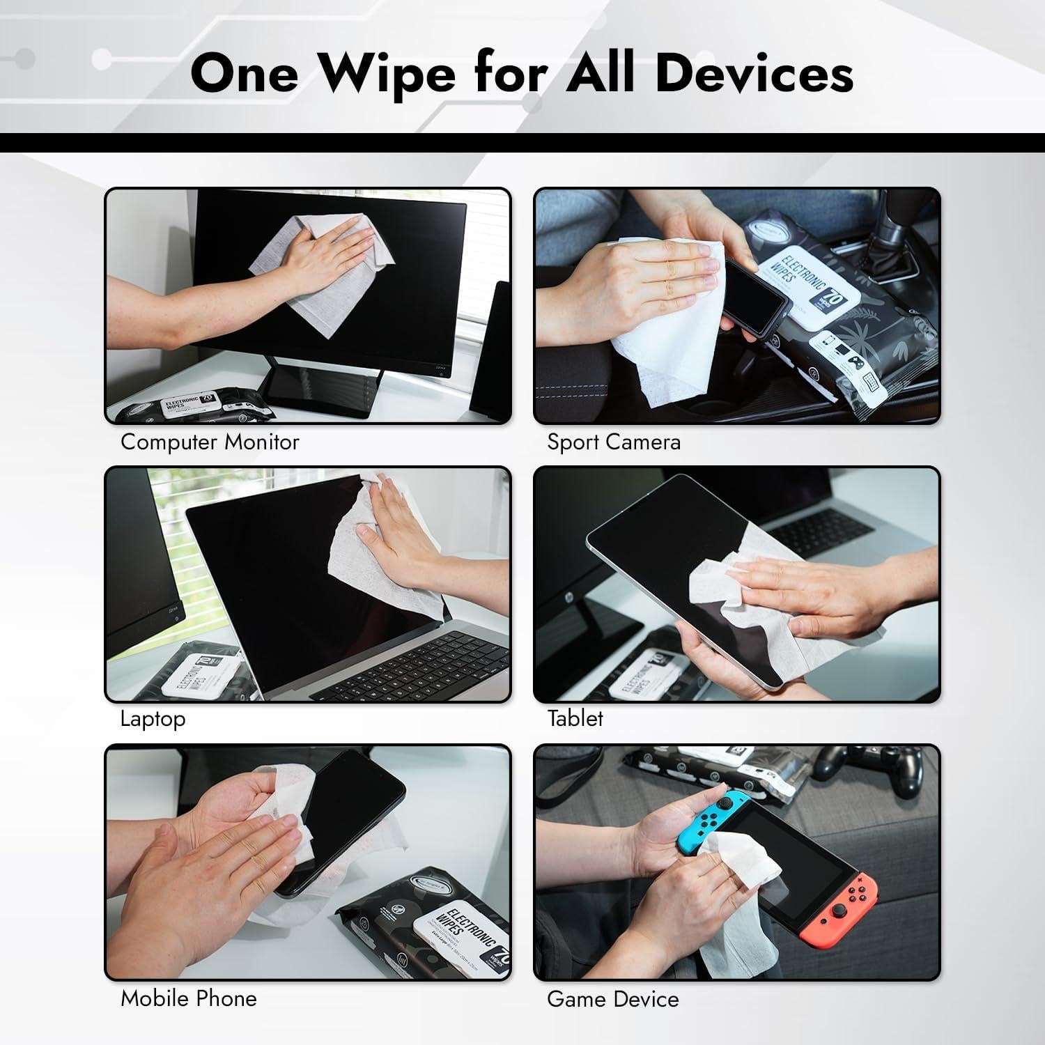 Toallitas Limpiadoras Air Jungles 70 Unidades 25x10 cm