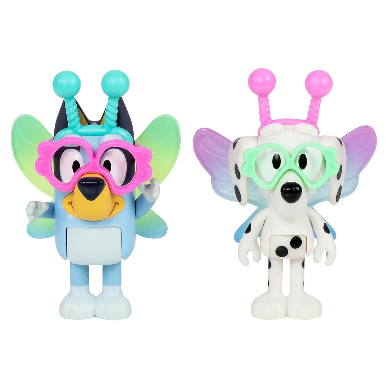 Figuras Bluey 2 Pack Alienígenas Chloe y Bluey 6,35 cm