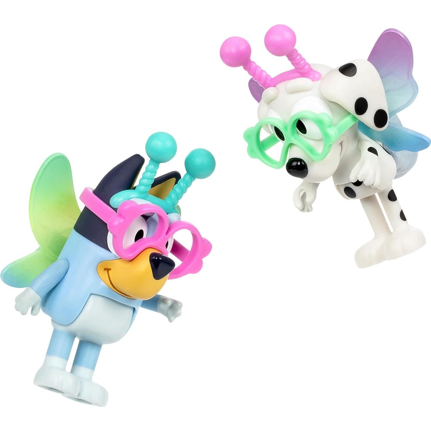 Figuras Bluey 2 Pack Alienígenas Chloe y Bluey 6,35 cm