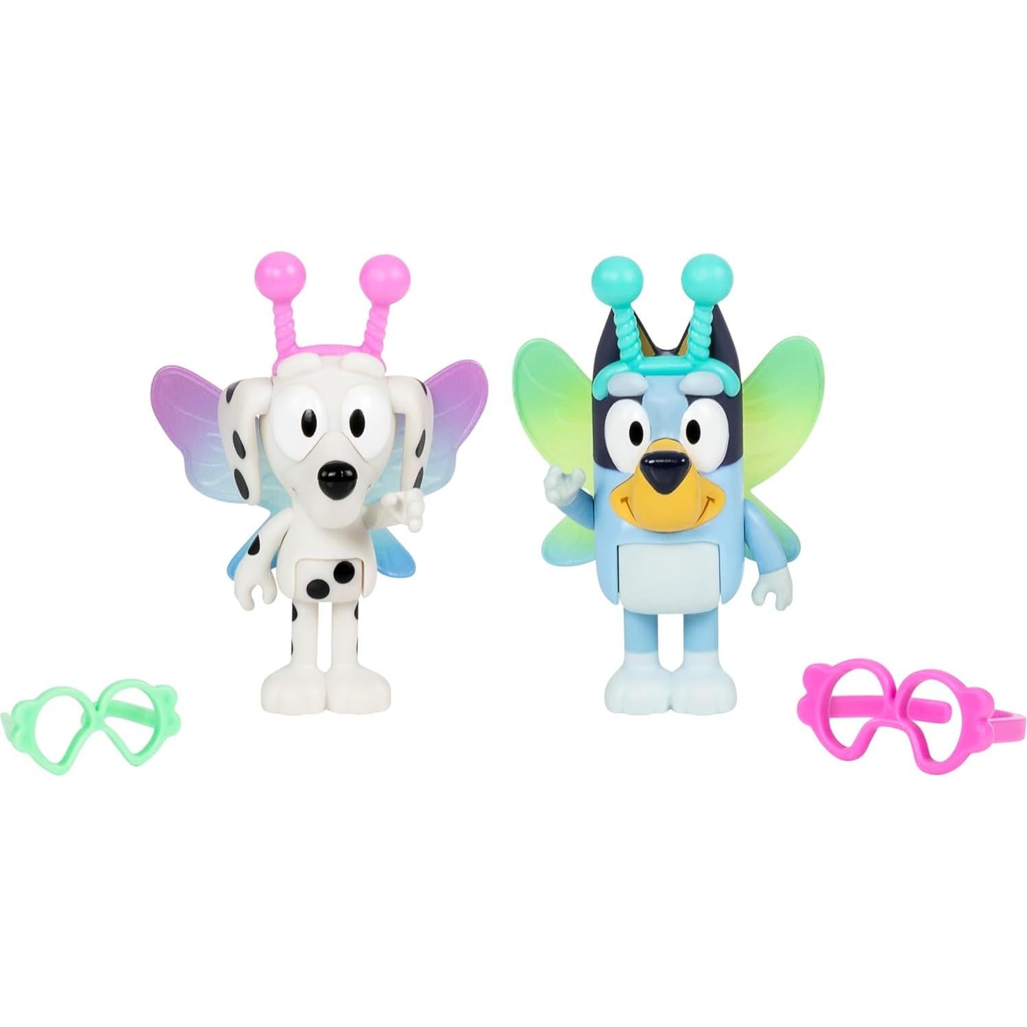 Figuras Bluey 2 Pack Alienígenas Chloe y Bluey 6,35 cm