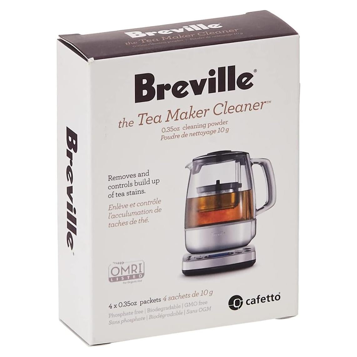 Limpiador Orgánico para Hervidor de Té Breville BTM100 - Paquete de 4