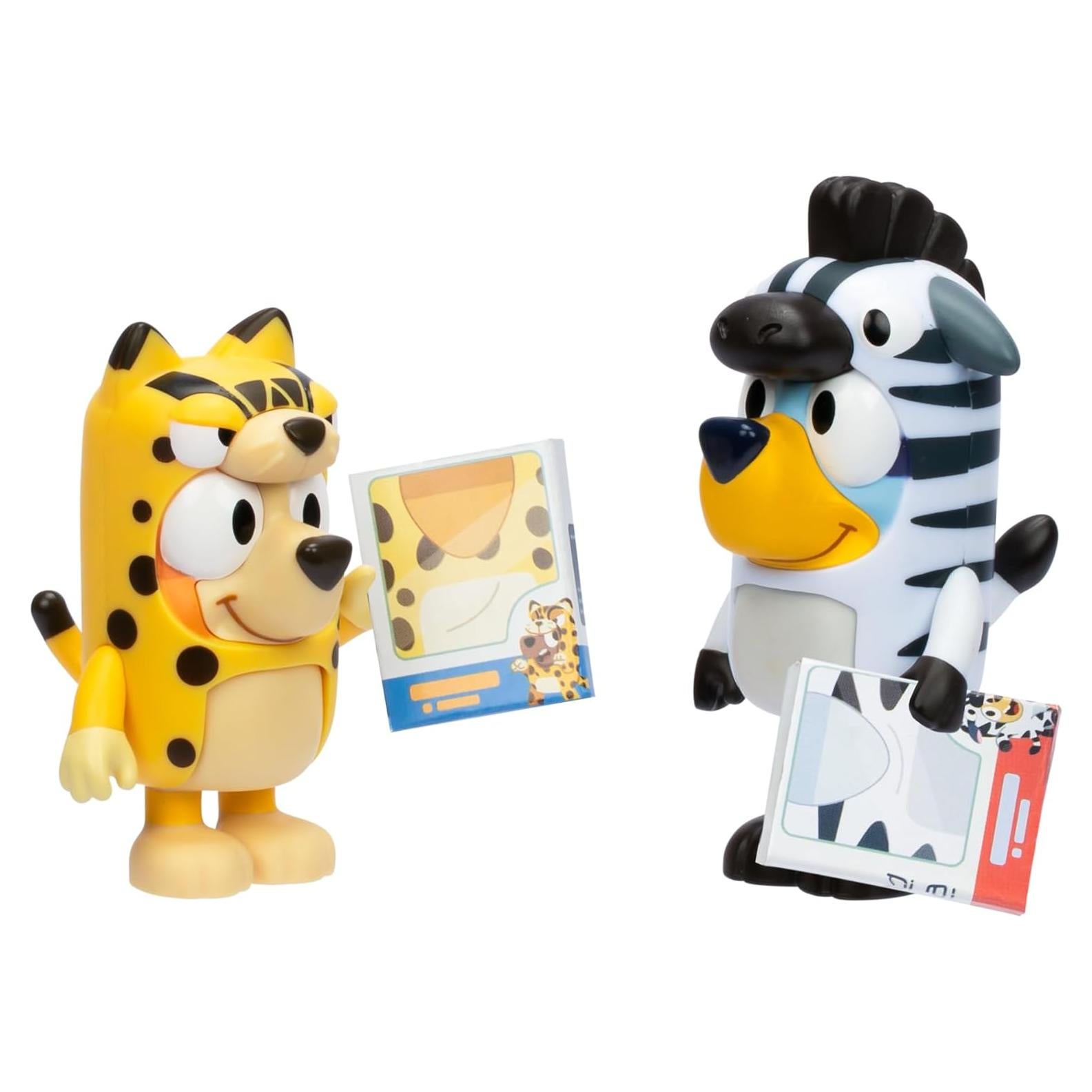Figuras Bluey 2-Pack Disfraces de Animales 6,35 cm