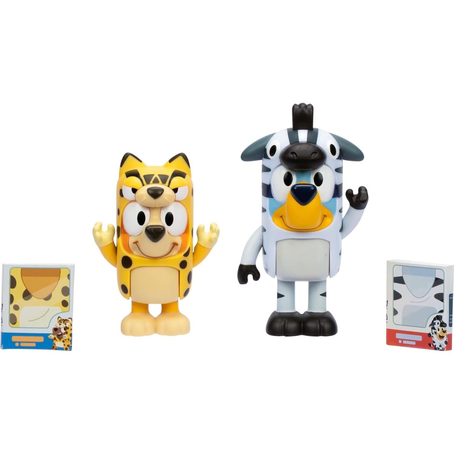 Figuras Bluey 2-Pack Disfraces de Animales 6,35 cm