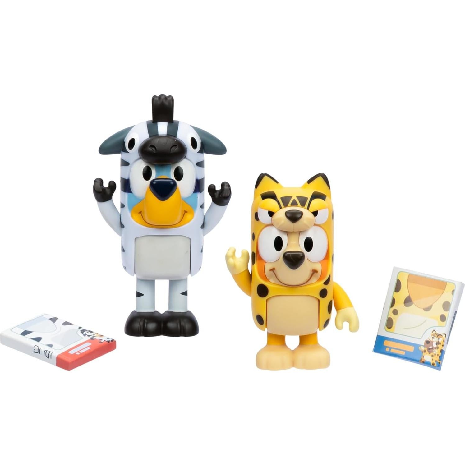 Figuras Bluey 2-Pack Disfraces de Animales 6,35 cm