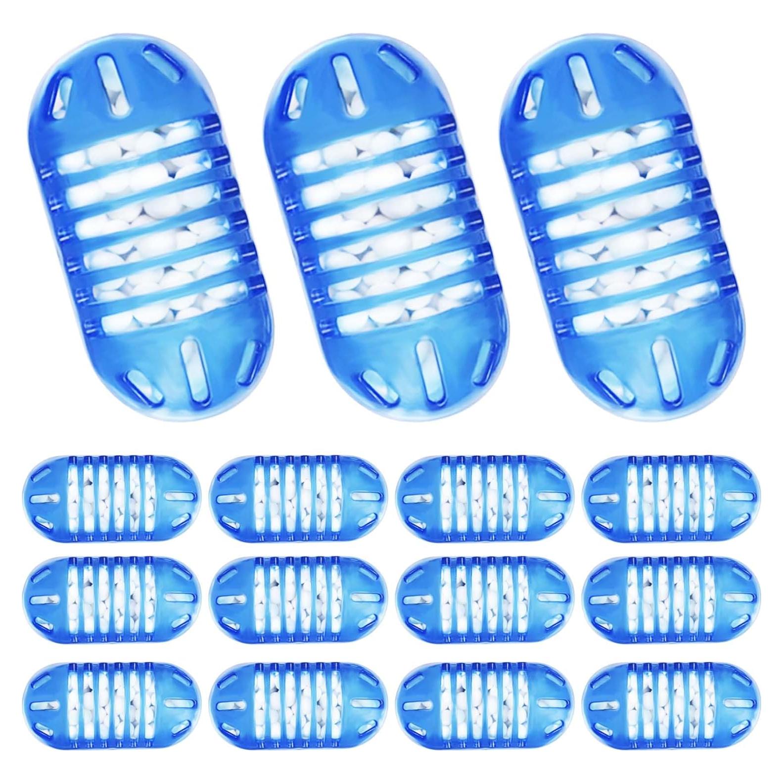 Paquete de 15 limpiadores de humidificador Cleangela azul