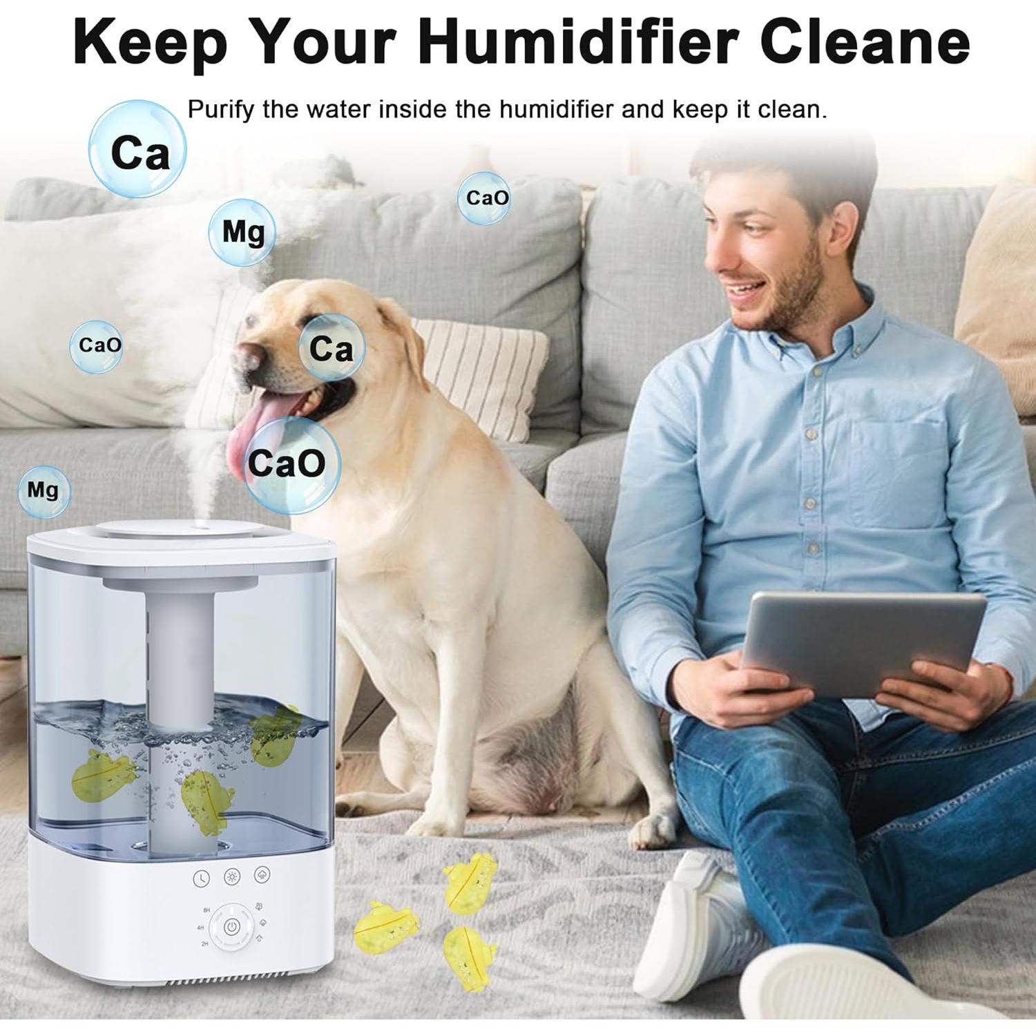 Limpiador de Humidificador Puxyblue 9-Pack Submarino Amarillo