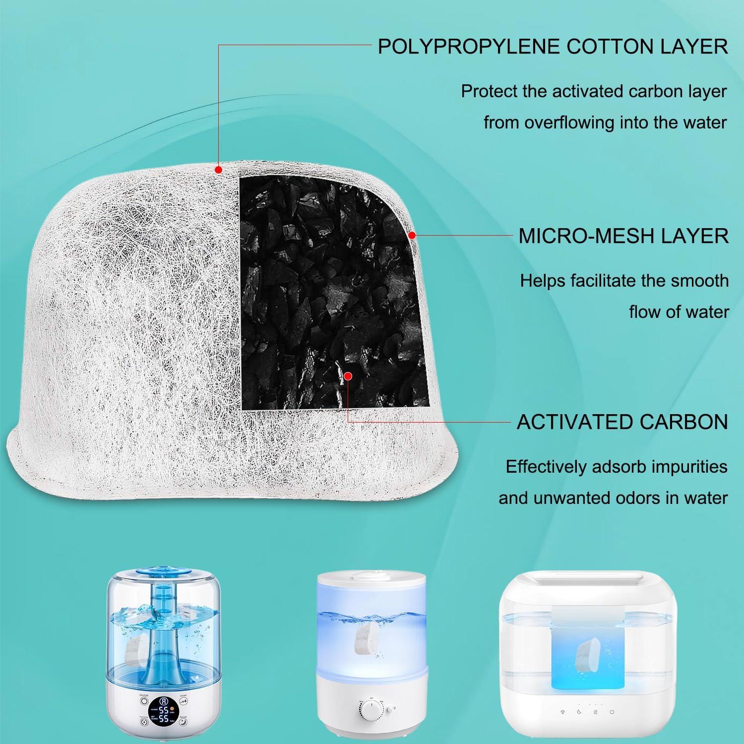 Cartucho Desmineralizador Slirceods para Humidificadores Ultrasónicos - 12 Filtros