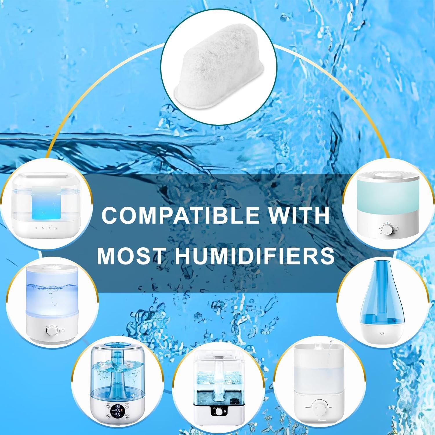 Cartucho Desmineralizador Slirceods para Humidificadores Ultrasónicos - 12 Filtros