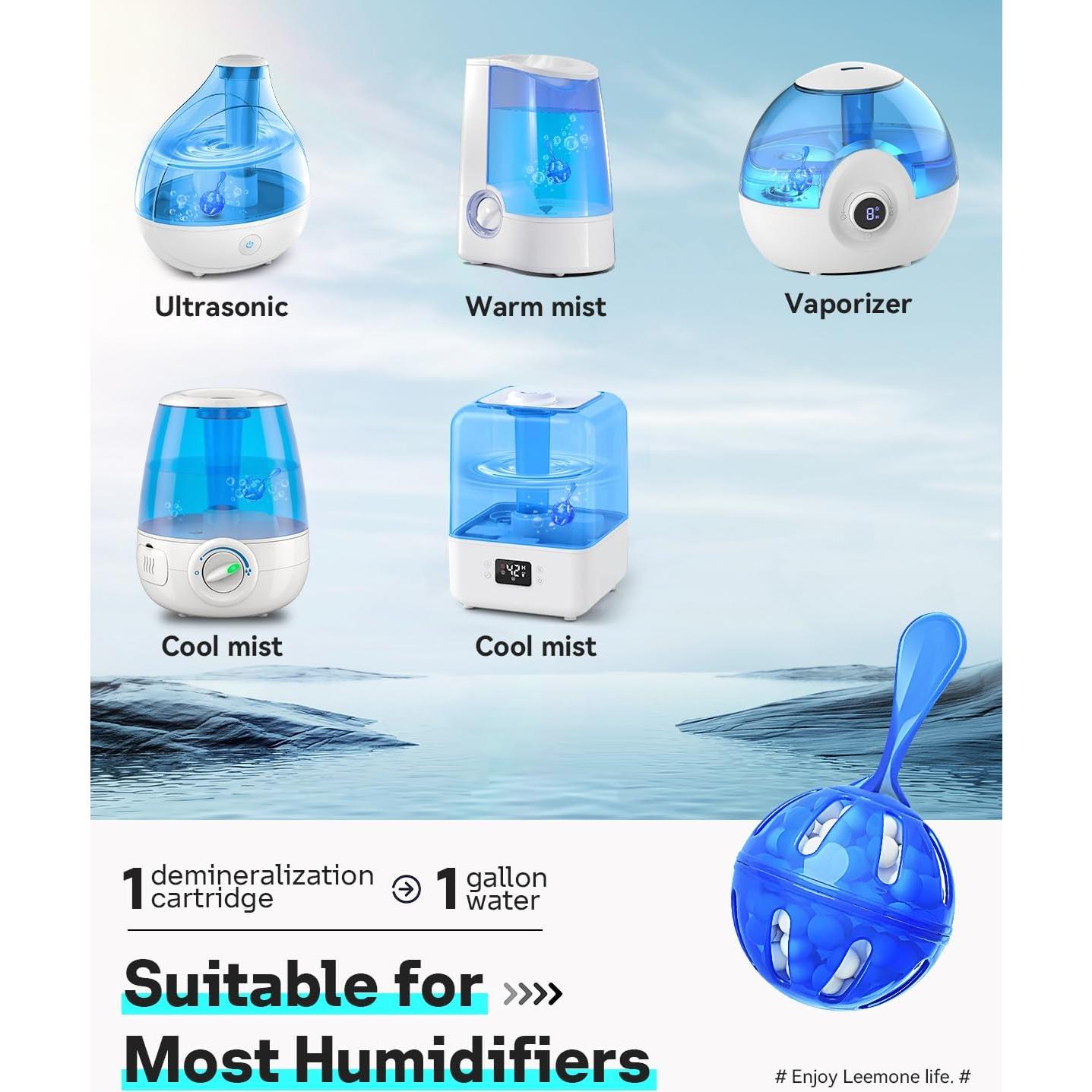 Limpiador de Humidificador Leemone Paquete de 12 Bolas 119g