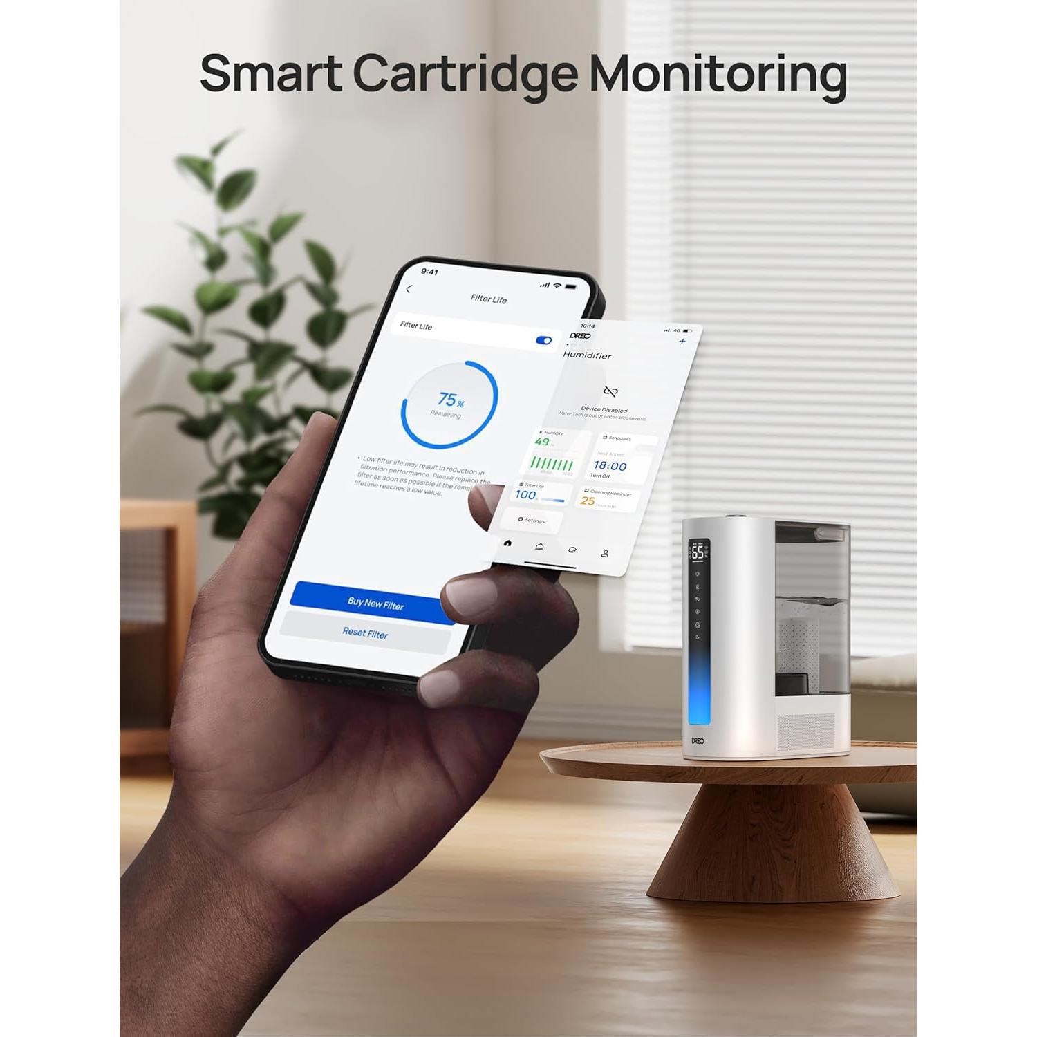 Cartucho de Desmineralización Dreo 3-Pack para Humidificadores