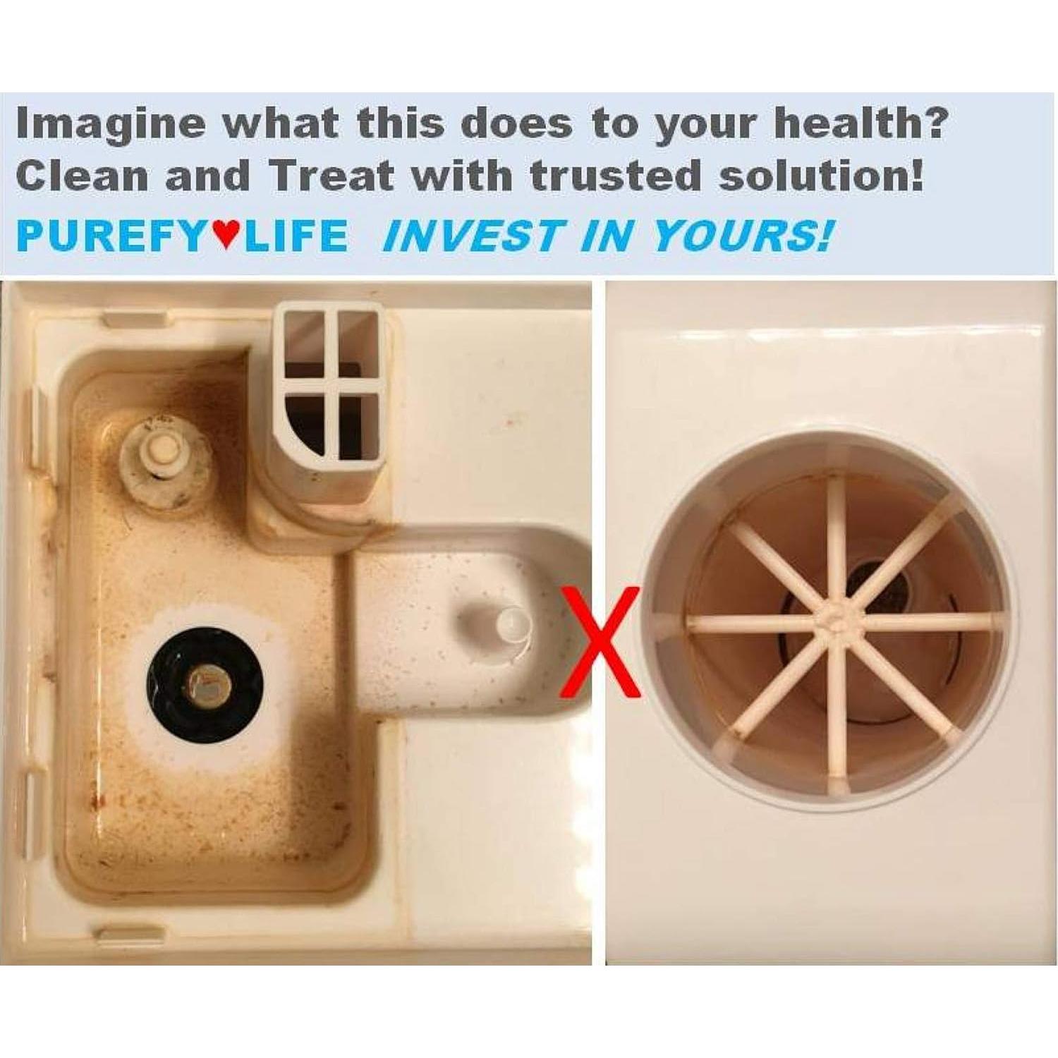 Humidificador ultrasónico PUREFY 2L hipoalergénico autolimpiante